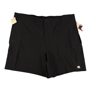 ZeroXposur Paddle Shorts Women 2X Black UPF 30 Quick Dry Stretch E68208